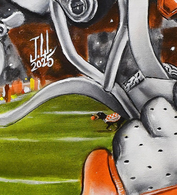 VOLS by Jeremy Worst Painting Posters Canvas Prints Artwork helmet College Football Tennessee