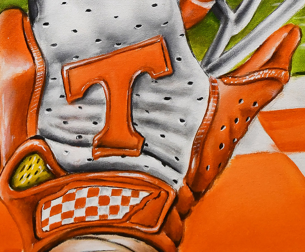 VOLS by Jeremy Worst Painting Posters Canvas Prints Artwork helmet College Football Tennessee