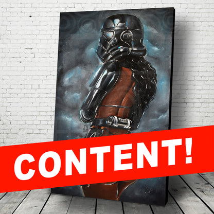 Shadow Trooper Cosplay Original painting ( SOLD )