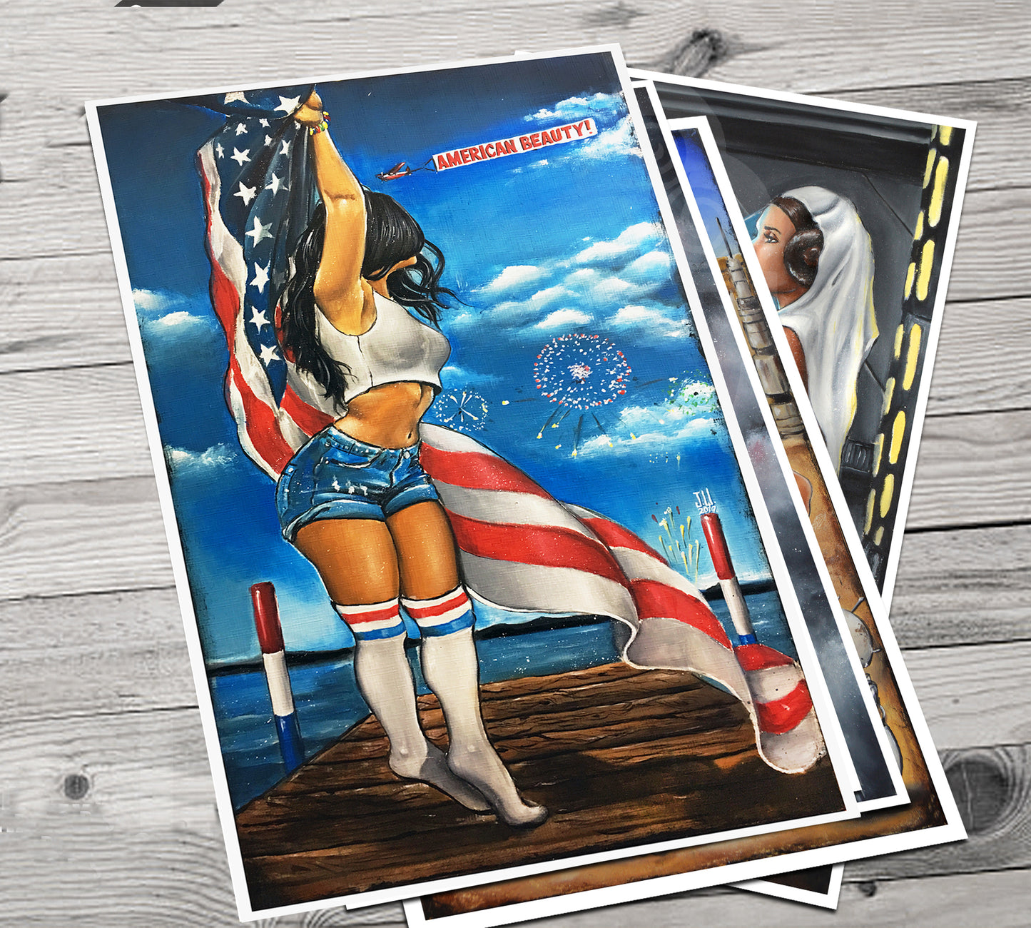 JEREMY WORST American Beauty ART Wall decor Painting president