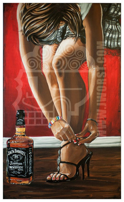 JEREMY WORST Straight Jak Original Artwork Signed Fine art Print casual fashion style dress skirt 1 anime nsfw sticker