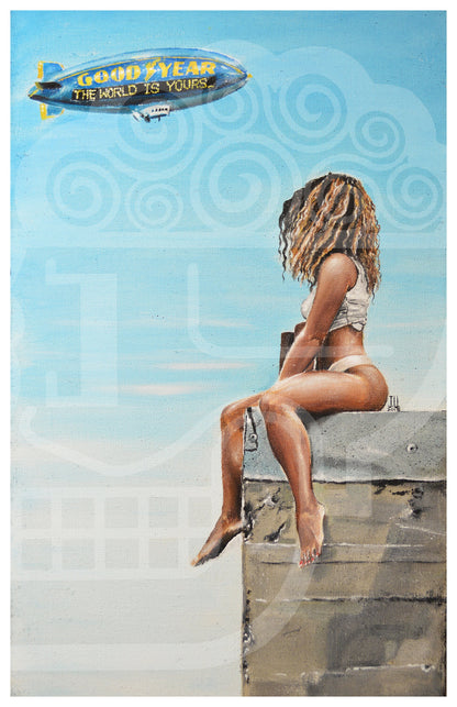 JEREMY WORST The World is Yours Artwork Signed Poster Print poster