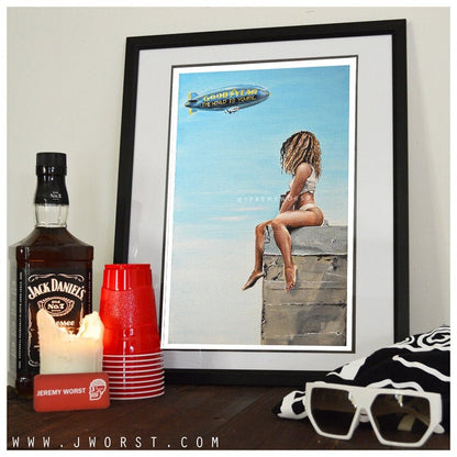 JEREMY WORST The World is Yours Artwork Signed Poster Print poster