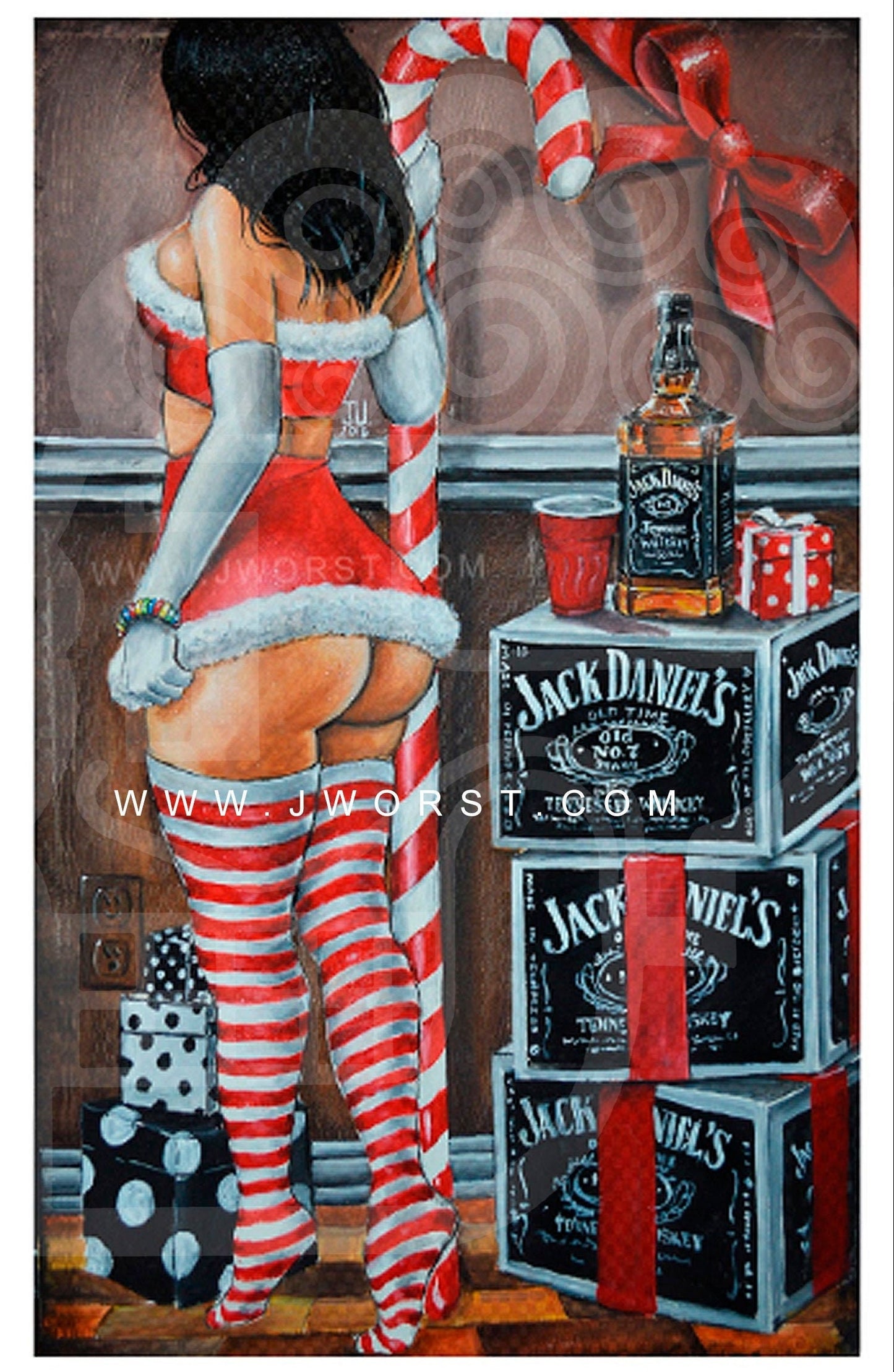 JEREMY WORST Santas Little Helper Christmas Holiday