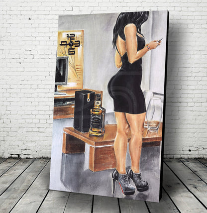 JEREMY WORST Sinatra Canvas Wall Art Poster Painting Select