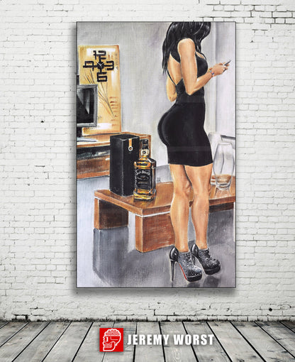 JEREMY WORST Sinatra Canvas Wall Art Poster Painting Select