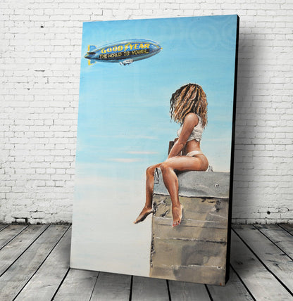 JEREMY WORST The World is Yours Artwork Signed Poster Print poster