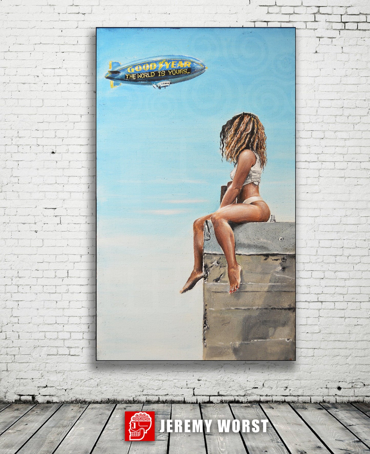 JEREMY WORST The World is Yours Artwork Signed Poster Print poster