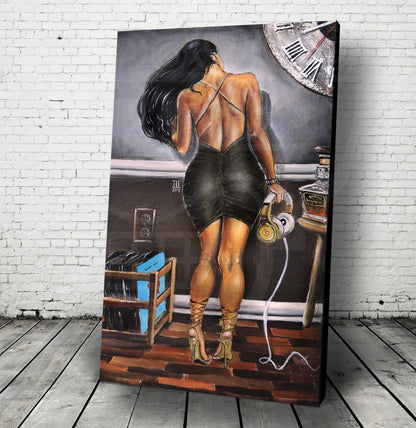 JEREMY WORST Go Dj 2 girl Artwork Signed Poster alcohol Print poster sizes