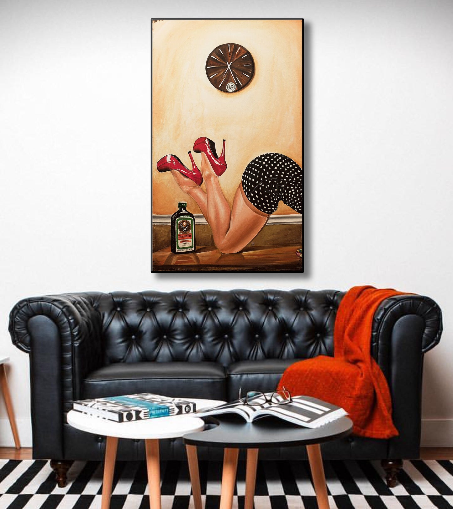 JEREMY WORST Call Me Jack Whiskey Canvas Wall Art