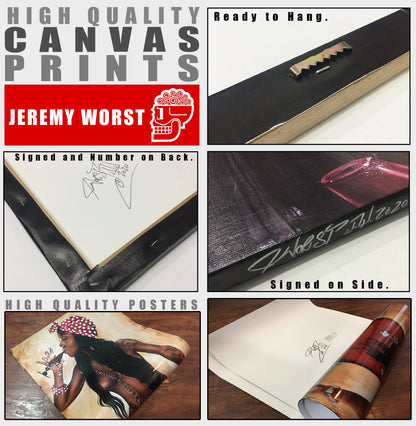 JEREMY WORST Dying Original Artwork Signed Printnsfw hub xvideo sex twitch titty streamer anime nsfw sticker