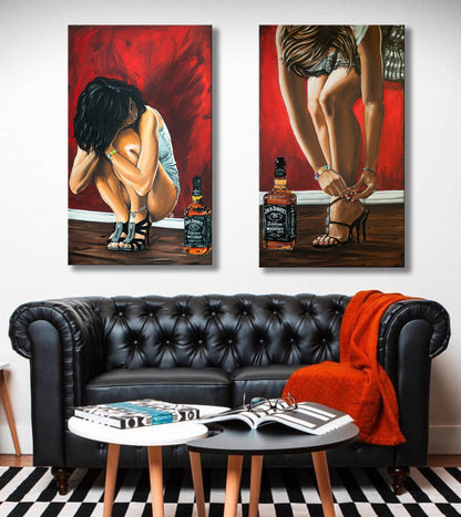 JEREMY WORST Fairies Love Original Artwork Signed  Print poster anime nsfw sticker