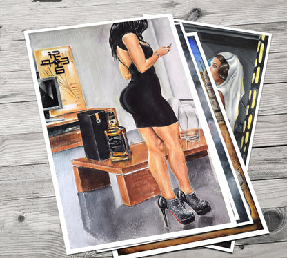 JEREMY WORST Sinatra Canvas Wall Art Poster Painting Select